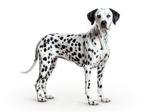 dalmatian dog isolated on white