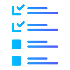 to do list gradient icon