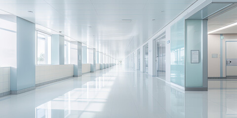 an hallway in a hospital