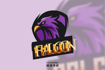 Falcon Mascot Logo