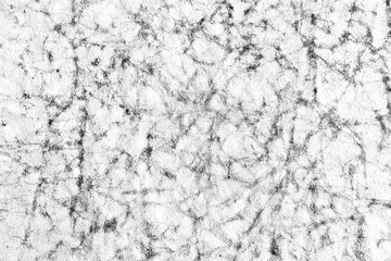 Fundo grunge em preto e branco. Textura de ilustração abstrata de rachaduras e ponto. Padrão monocromático sujo da antiga superfície desgastada.