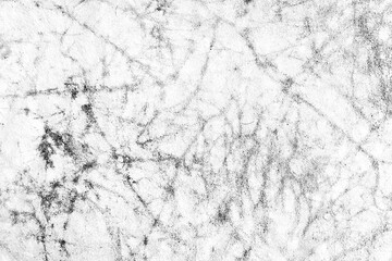 Fundo grunge em preto e branco. Textura de ilustração abstrata de rachaduras e ponto. Padrão monocromático sujo da antiga superfície desgastada.