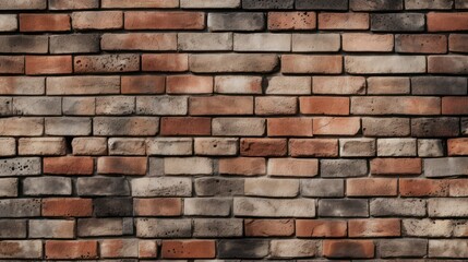 Abstract Architecture: Brown Brickwork Design with Textured Wall Pattern