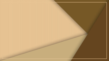 Abstract stripes diagonal pattern vector overlay layer on brown background.
