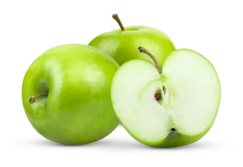 Foto op Plexiglas green apple isolated on transparent png © sommai