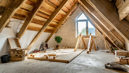 Do it yourself, Ausbau eines Dachbodens zum Wohnraum