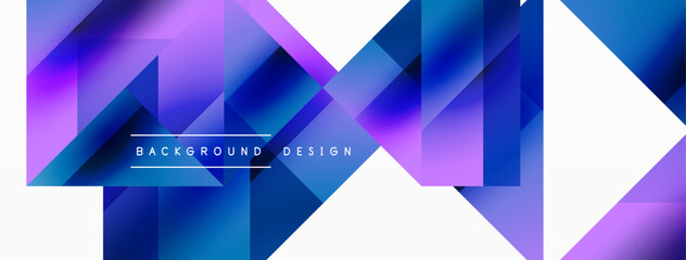 Glossy circle, square, triangle shapes minimalist geometric backdrop. Sleek, contemporary design with a touch of sophistication for digital designs, presentations, website banners, social media posts