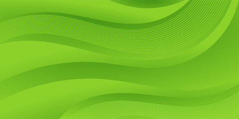 abstract modern green curve bio background