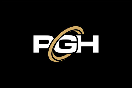 PGH creative letter logo design vector icon illustration