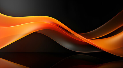 abstract orange background,AI Generative 