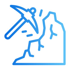 mining gradient icon
