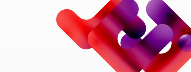 Serene Symmetry. Minimalist Lines and Circles Merge in a Tranquil Dance of Gradients, Shaping an Enchanting Abstract Backdrop of Elegance