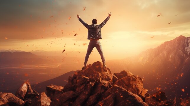 empowering success: individual attaining financial freedom and independence