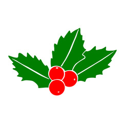 holly with red berries