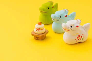 辰年の年賀状素材　干支　辰年
