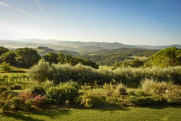 Zelfklevend Fotobehang Tuscan landscape in Italy © ADELIEN