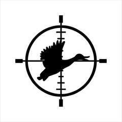 Illustration vector graphics of target shooting icon