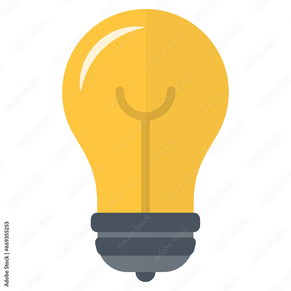 Poster vector illustration of lamp. colored vector for website design .simple design on transparent backgro