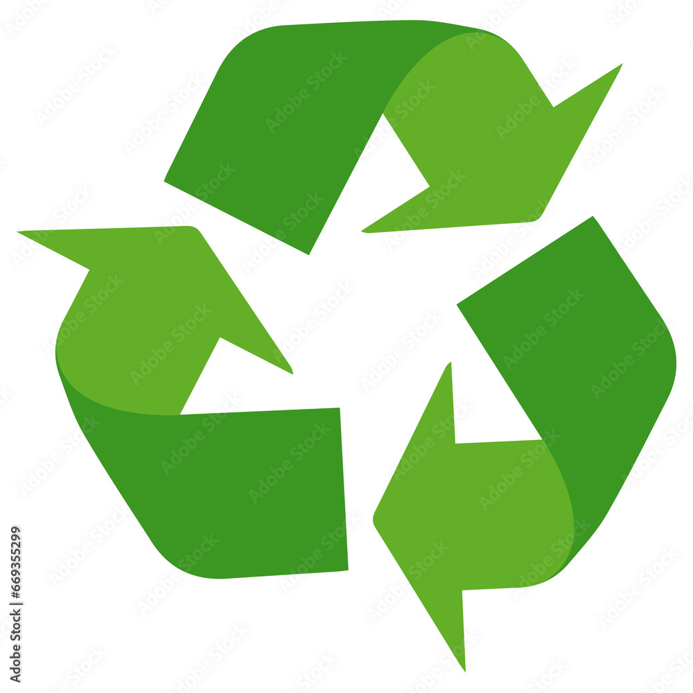 Poster vector illustration of recycle. colored vector for website design .simple design on transparent back