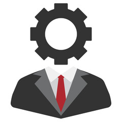 Vector illustration of employee management icon sign and symbol. colored icons for website design .Simple design on White background.