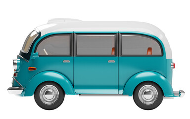 minivan microcar retrofuturism side