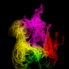 abstract colorfull light smoke pattern texture background wallpaper