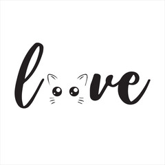 love cat background inspirational positive quotes, motivational, typography, lettering design