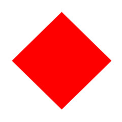 red diamond sign for icon warning stop vector illustration png - obrazy, fototapety, plakaty