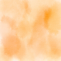 Orange watercolor abstract background texture vector