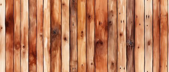 reddish wooden floorboards, vertical, seamless border pattern, wood background design