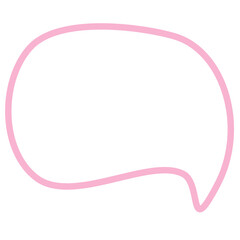 Speech Bubble Talk White background
