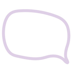 Speech Bubble Talk White background