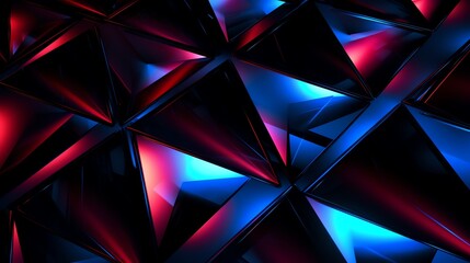 Futuristic abstract triangle polygonal background