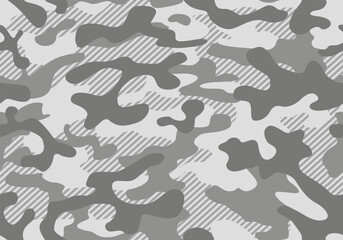 Military camouflage texture seamless background. Abstract army and hunting camouflage endless ornament background. Vector illustration repeating. print - 669368463