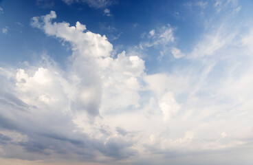 Scenic view of the sky with clouds