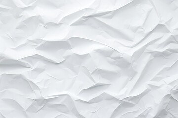 Obraz premium Crumpled white paper texture