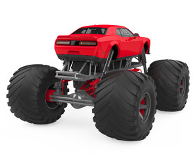 Monster Truck Isolated