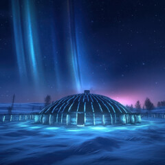 Silver_aurora_in_blue_farmland_ice_fields_sled