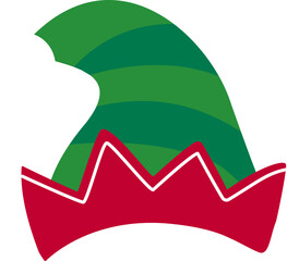 Obraz premium Elf hat icon