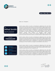  Best modern business and corporate letterhead template