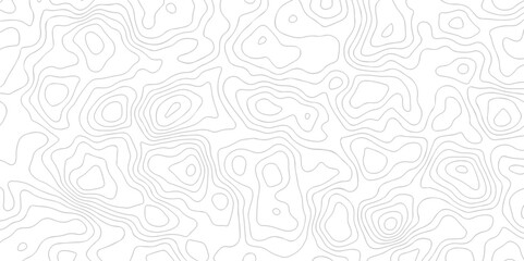 	
Abstract pattern with lines. Abstract sea map geographic contour map and topographic contours map background. Abstract white pattern topography vector background. Topographic line map background.