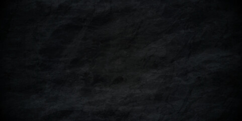 Abstract black distressed Rough texture grunge concrete background. Textured dark stone black grunge background, old grunge background. Chalk board and Black board grunge backdrop background.