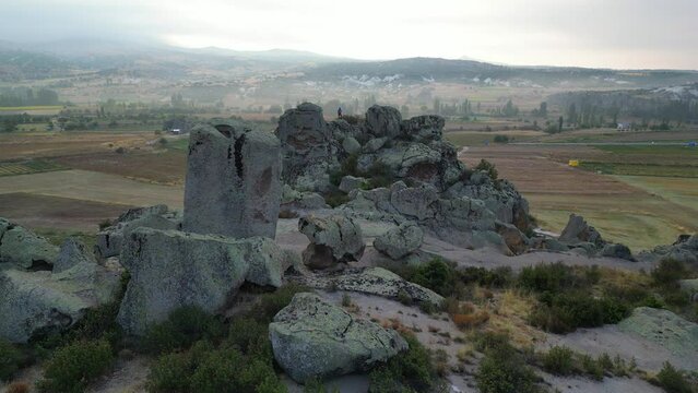 Geographic region from the Phrygian period, its wonderful texture and extraordinary rocks