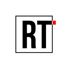 RT company name icon with initial letters.