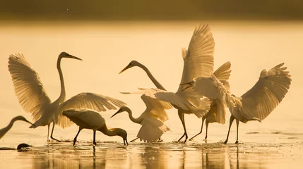 Selbstklebende Fototapeten Birds, Wildlife photography, Beautifull birds, flamingo, Heron, Eagle, Sri Lanka © Janaka