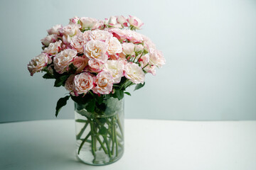 pink rose bouquet 