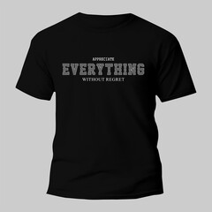 illustration t shirt typography for print