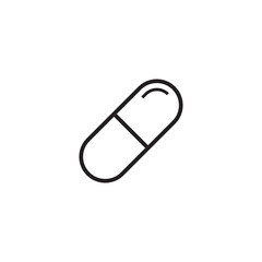 striped capsule icon vector