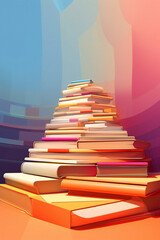 Literature background education library school paper