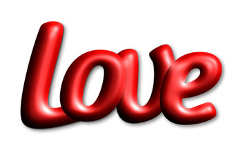RED love written - ideal for websites, emails, presentations, greetings, banners, cards, books, t-shirt, sweatshirt, prints, mug, Sublimation, Cricut	